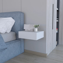 Vienna Floating Nightstand: Wall-Mounted Drawer Storage - $127.97 CAD