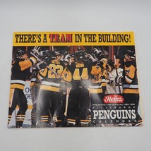 Vintage Pittsburgh Penguins Heinz NHL Hockey Offiziell Team Kalender - £25.03 GBP