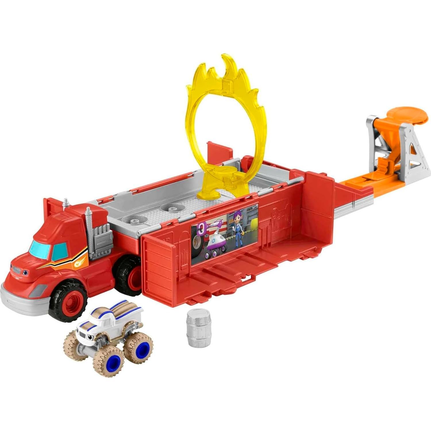 Fisher-Price Blaze and the Monster Machines Toy Car Race Track Launch & Stunts H