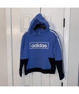 Adidas Two Tone Hoodie Size Youth M (10/12) 3 Stripes - £16.37 GBP