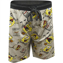 SpongeBob SquarePants I&#39;m Ready Sleep Shorts Grey - £19.96 GBP