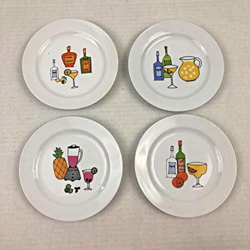 Signature Housewares Margarita by Ursula Dodge Set of 4 Porcelain Salad Appetize - £46.38 GBP