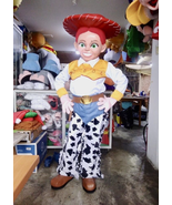 New Jessie Cowgirl FiberGlass head Jessy Toy Mascot Costume Party Charac... - £363.43 GBP