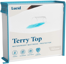 Waterproof Mattress Protector Breathable Matress Pad Cotton Terry Top Noiseless - £22.22 GBP+