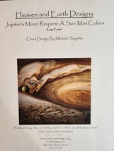 Heaven And Earth Designs Jupiter&#39;s Moon Cross Stitch Chart - £11.19 GBP