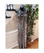 Women&#39;s Jumpsuit Multicolor Animal Print Strapless Flared Leg Cutout V  XL - $37.91 CAD