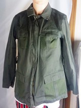 Izod Men&#39;s Jacket Size L Military Army Style Safari 4 Mesh Pockets Full Zip  - £27.57 GBP