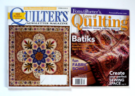 Lot of 2 Quilting Magazines- Quilter&#39;s Newsletter Magazine &amp; Love of Quilting - £6.17 GBP