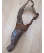 ESTATE SALE GUN HOLSTER old brown leather - $48.54 CAD