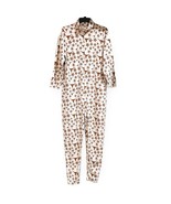 UT Texas Longhorns Fleece One Piece Pajamas Women’s Medium Sideline Apparel - £19.73 GBP