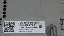 2010-2015 Volkswagen Touch Screen Navigation Radio Head Unit 1K0-035-274-D image 5