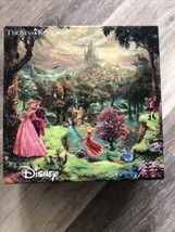 Disney Ceaco Thomas Kinkade Sleeping Beauty Puzzle 500 Piece Puzzle - $5.89