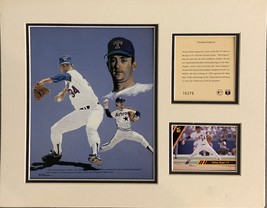 Nolan Ryan collage custom matted. - $10.00