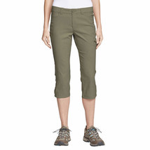 Eddie Bauer Womens Rainier Capri Pants,Sprig,14 - £23.74 GBP