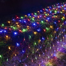 Christmas 360 Led Net Lights, 12Ft X 5 Ft Connectable Waterproof String Lights W - £44.79 GBP