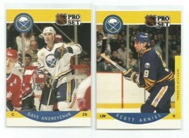 1990-91 Pro Set Hockey Scott Arniel Error Andreychuk On Back Photo Card #18 Mint - £7.58 GBP