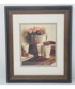 Kitchen Still Flowers Dishes Kitchen Life Wouter Roelofs Matted Framed P... - £14.97 GBP