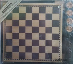 Wooden Checkers Game [047754118544] Premiere Collection - £58.95 GBP