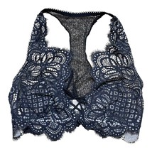 Victorias Secret Dream Angels Racerback Lace Bra Large Black Lacey Linge... - $18.69