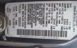 Driver Side View Mirror Manual Door Chrome Fits 86-97 NISSAN PICKUP 649854 - $1,203.43 MXN