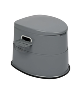 Portable Toilet for Camping Hiking RV Boating and Trip Grey - $81.36 CAD