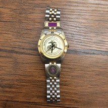 Marine Corps Purple Heart Vintage Watch Silver Gold Tone Us Navy Not Running - £119.57 GBP