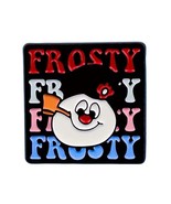 Enamel Frosty the Snowman Hat Lapel Pin - New - £13.56 GBP