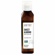 NEW Aura Cacia Sweet Almond Skin Care Oil Everyday Care 4 oz Liquid - £7.58 GBP