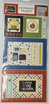 Echo Park Paper Co NIP Chipboard Frames I Love School 6X13 - $4.75