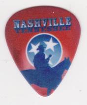 NASHVILLE Tennessee GUITAR PICK Cowboy Horse Stars Flag Country Music Opry  - £5.50 GBP