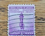 US Stamp For Defense 3c Used Wave Cancel 901 - $0.94