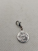 Belk Silverworks Southern Charm &quot;Faith Hope and Love charm - £15.98 GBP