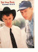 Pet Shop Boys teen magazine pinup clipping black tie Smash Hits - £3.98 GBP