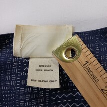 Lizzy B. RN#74972 Women's Blue/White 3-Button Cropped Blazer Jacket Chest 37 image 4