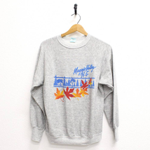 Vintage Maggie Valley North Carolina Fall Leaves Sweatshirt Medium - £44.85 GBP