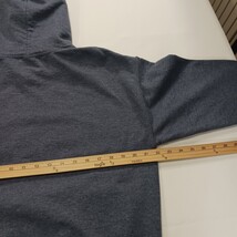 NASA Houston Men Bluish Gray Hoodie Pullover Graphic Sweatshirt Size M Chest 44" image 5