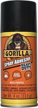 Gorilla Heavy Duty Spray Adhesive, Multipurpose and Repositionable, 4 ou... - £24.31 GBP