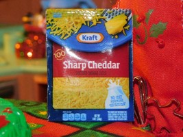 Kraft Shred Cheddar Cheese Mini Brand fits Fisher Price Loving Family Dollhouse - £2.75 GBP