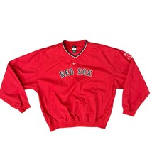 Nike Boston Red Sox MLB Baseball Pullover Embroidered Windbreaker Jacket... - $39.44