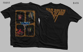 Van Halen - American rock band, Black T-shirt Short Sleeve (sizes:S to 5XL) - £13.10 GBP