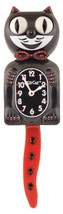 Limited Edition Black/Red Skull Tail/Bow Kit-Cat Klock Swarovski Jeweled Clock - $159.95