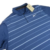 Nike Dri-FIT Tiger Woods Golf Polo Shirt Mens Size XL Blue NEW DR5318-410 - $59.95
