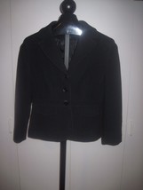 East 5th Ladies Black Wool Blend BLAZER-4P-GENTLY WORN-SUPER SOFT-FULLY Lined - £6.01 GBP