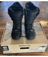 Nidecker Micron Snowboard Boots - Black Size 7 With Box - $516.60 MXN