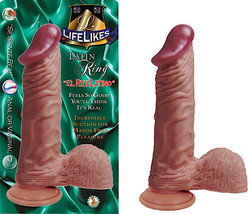 Realistic 9&quot; Lifelike Latin King Dildo Suction Cup - Harness Ready Real Feel - £32.89 GBP