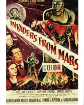 *Invaders From Mars (1953) Green Aliens Insect Eyes One-Sheet Movie Poster Photo - £19.98 GBP