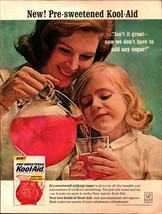 1964 Kool-Aid Vintage Print Ad Fruit Drink Pre-Sweetened Sugar Mother Daughter - £20.76 GBP