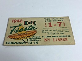 VTG “KNIGHTS OF COLUMBUS&quot;  Fiesta meeting in St.Louis, Mo. 1942 WWII era - $19.68