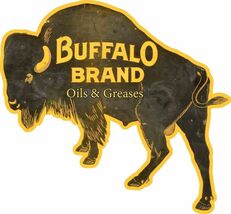 Buffalo Brand Motor Oil Laser Cut Metal Sign - $69.95