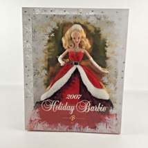 Barbie Doll Collectible Fashion Figure 2007 Holiday Barbie Santa Gown Mattel New - £47.55 GBP
